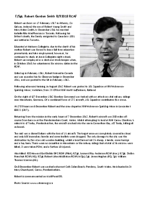 A preview of a PDF biography for Smith, Robert Gordon